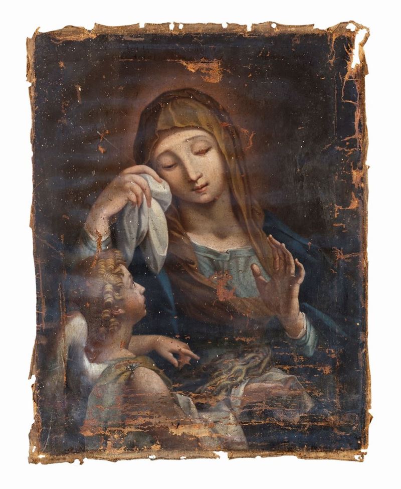 Scuola Romana del XVIII Secolo - Vergine Addolorata