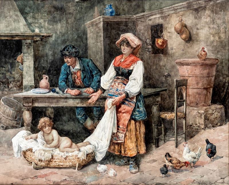 Giuseppe Gabani - Famiglia Contadina
