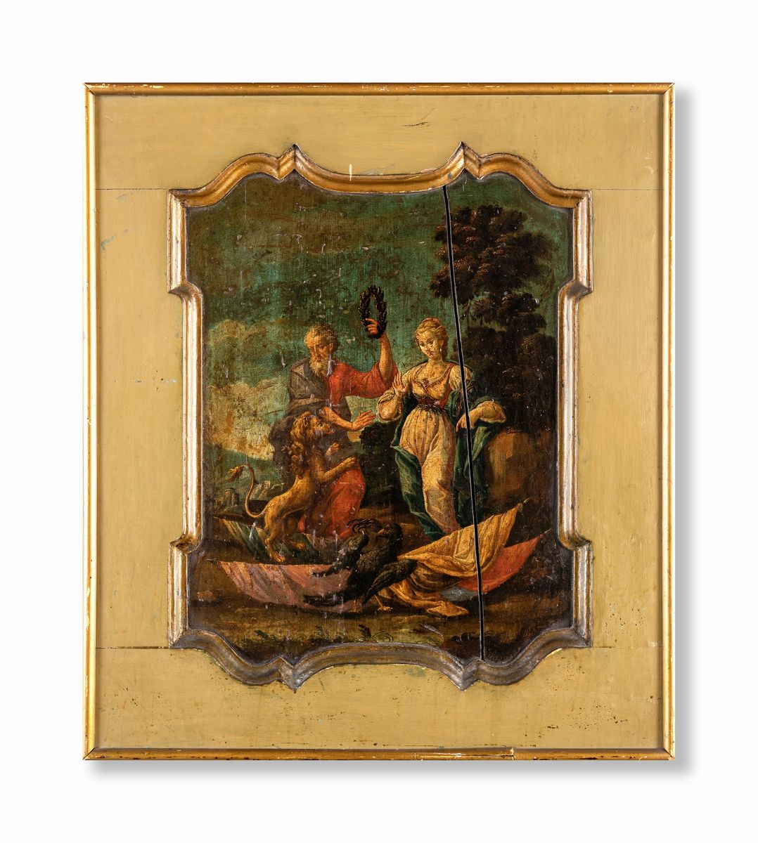 Pittore del XVIII Secolo - Coppia di Pannelli, XIX Secolo