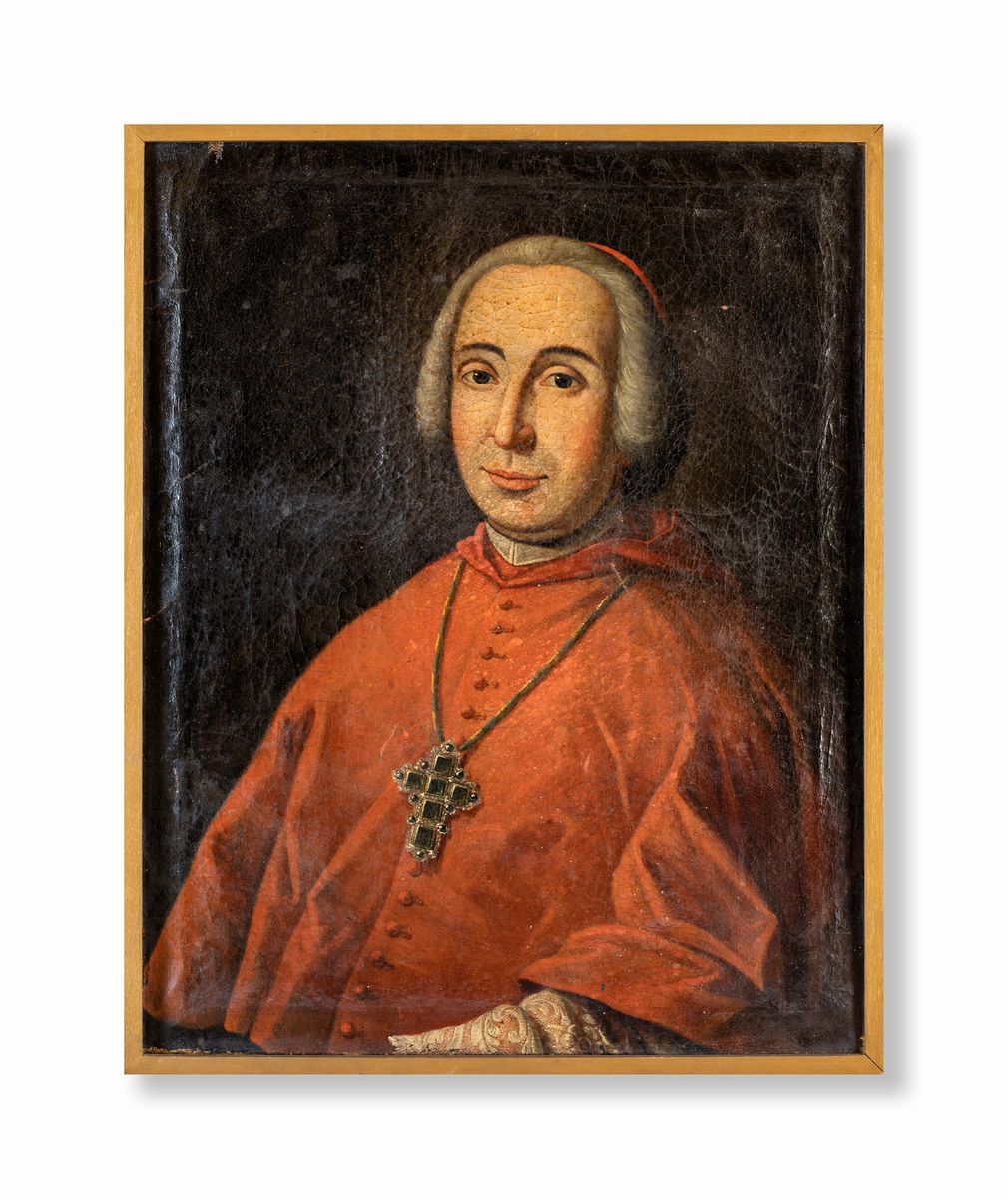 Pittore del XVIII Secolo - Ritratto di Cardinale