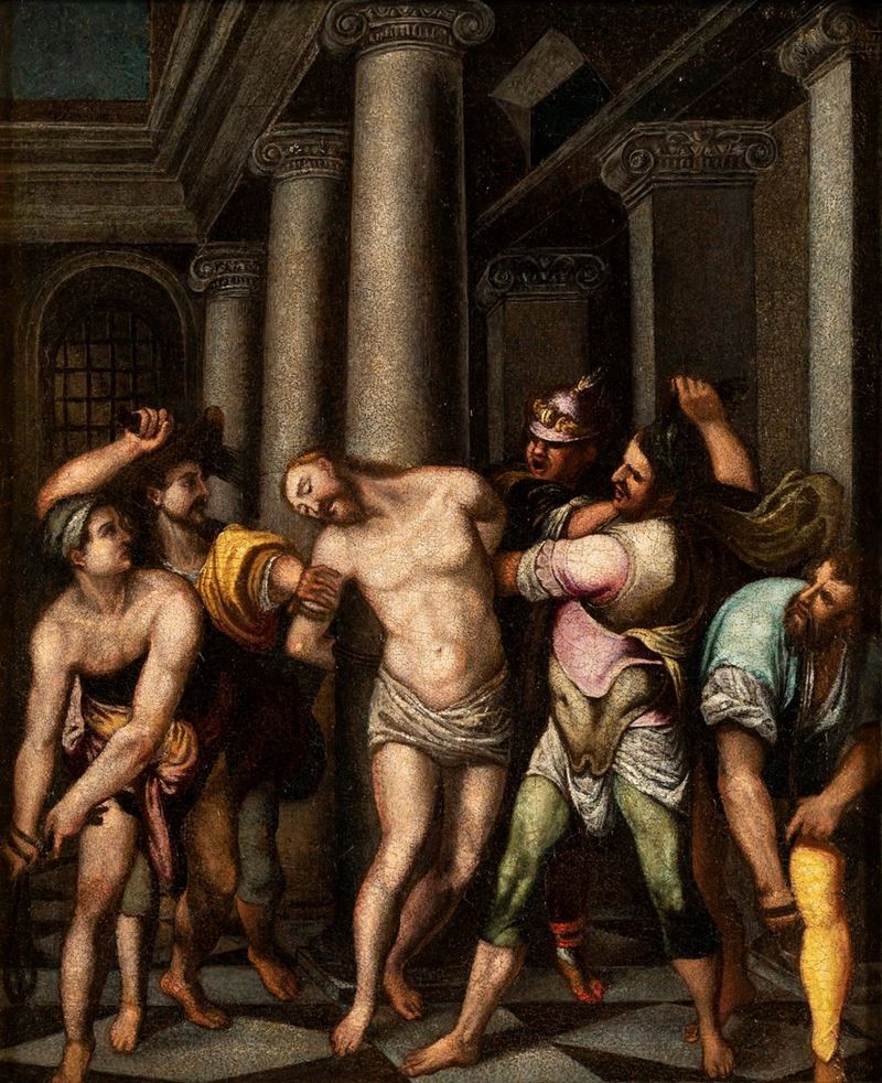 Pittore Manierista da Taddeo Zuccari - Flagellazione