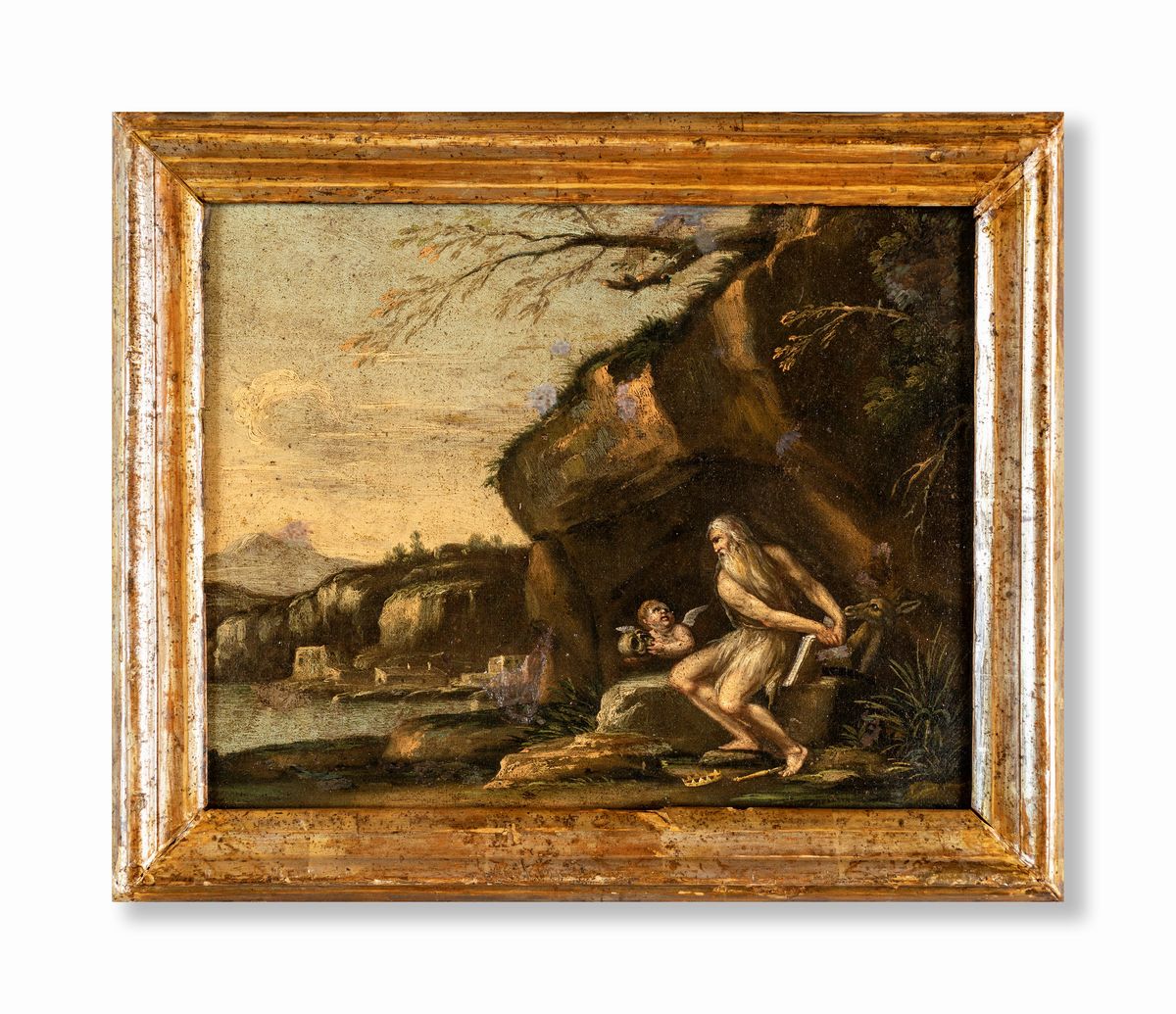 Pittore Napoletano del XVII Secolo - Eremita
