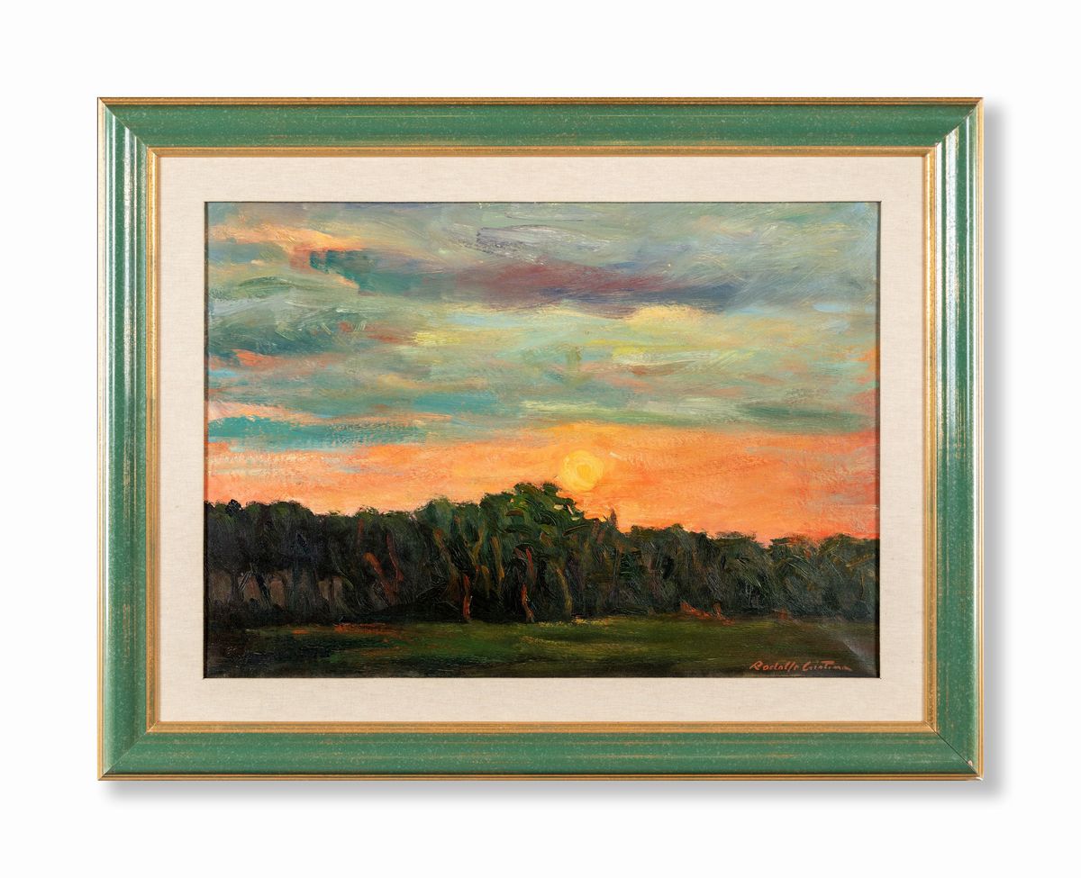 Rodolfo Cristina - Paesaggio al Tramonto