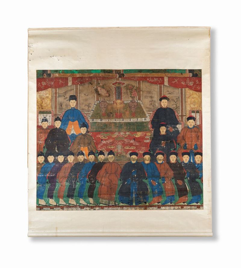 Scroll, Cina, Dinastia Qing