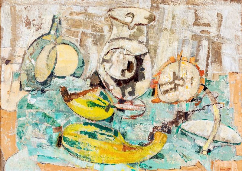 Fausto Pirandello - Composizione con Zucca