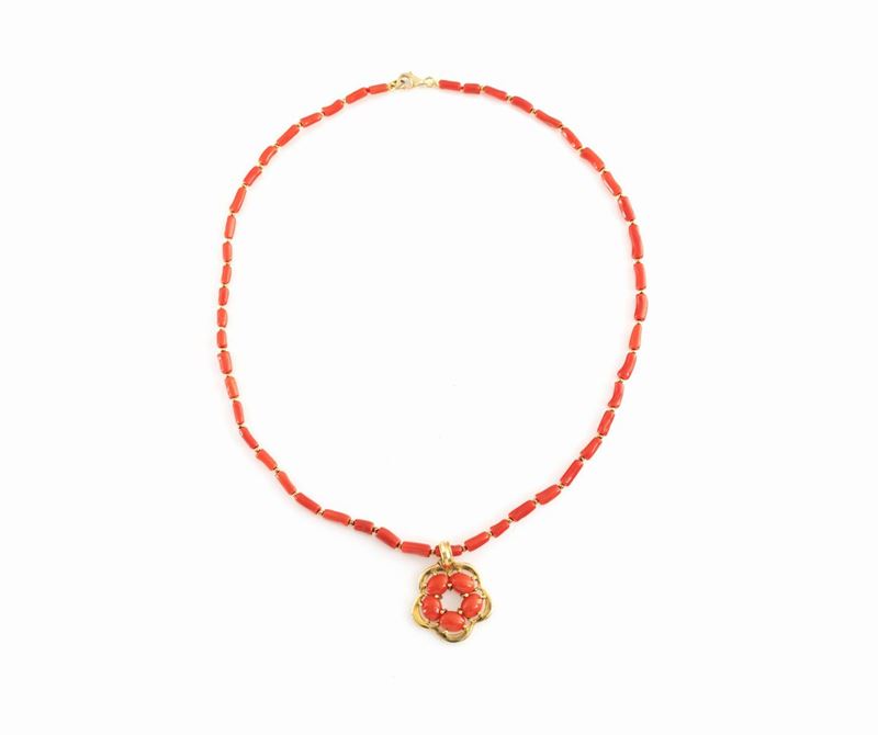 Collana di Corallo Barilotto