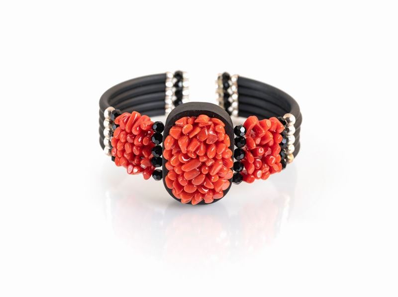 Bracciale Moderno con Coralli