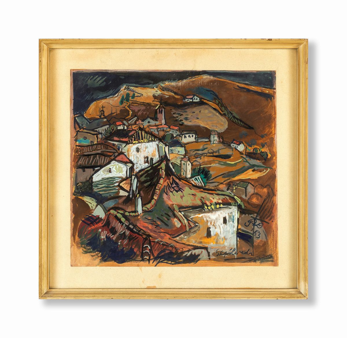 Pittore del XX Secolo - Veduta di Sepulveda