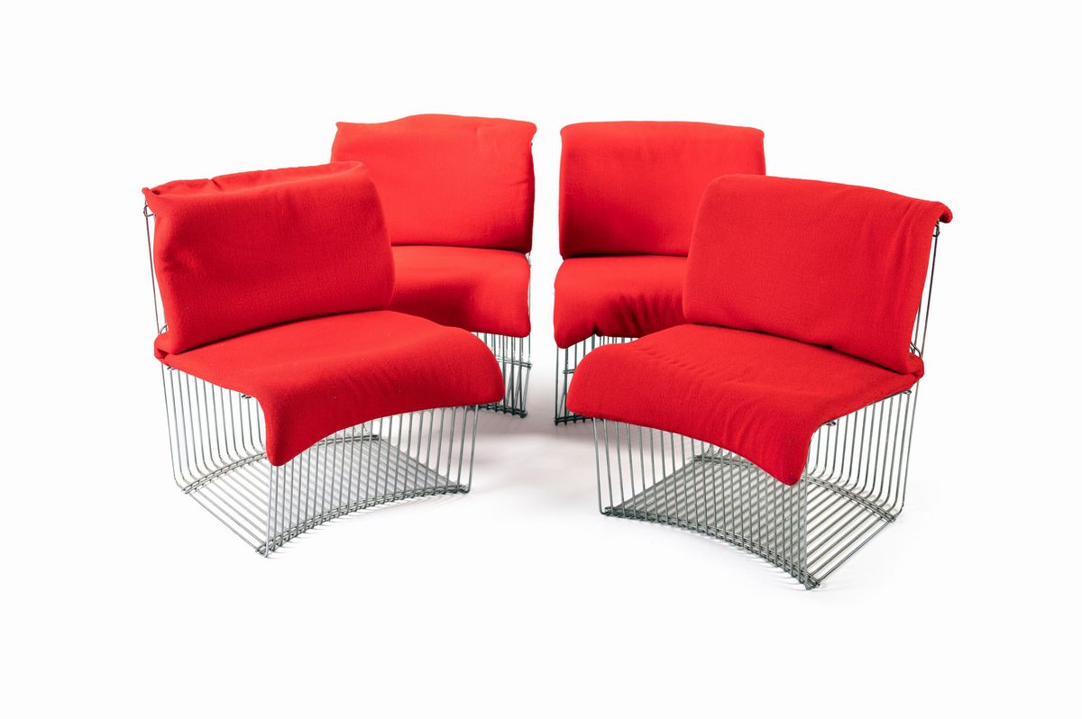 Warren Platner Attr. - Quattro Poltrone