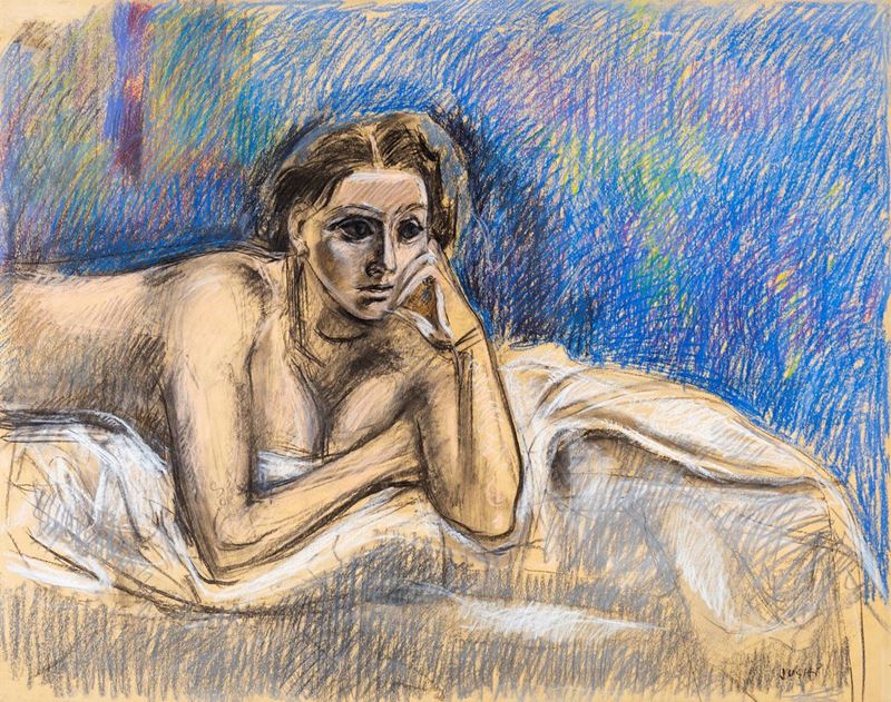 Alberto Sughi - Donna Sdraiata