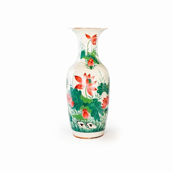 Vaso in porcellana, Cina, XX secolo