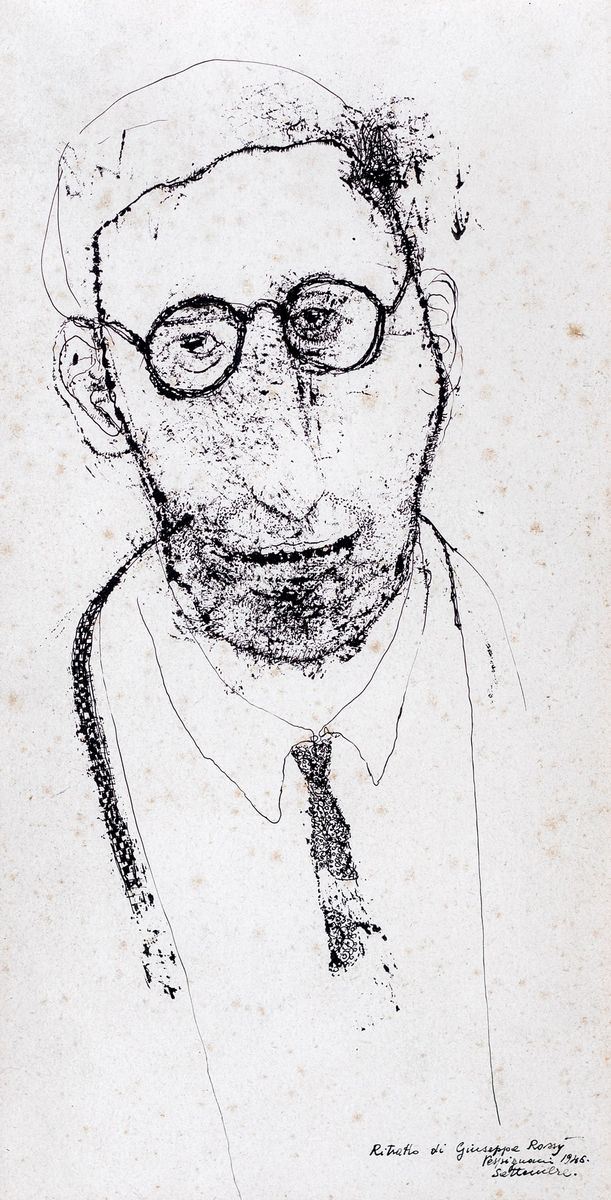 Renzo Vespignani - Ritratto di Giuseppe Rossy