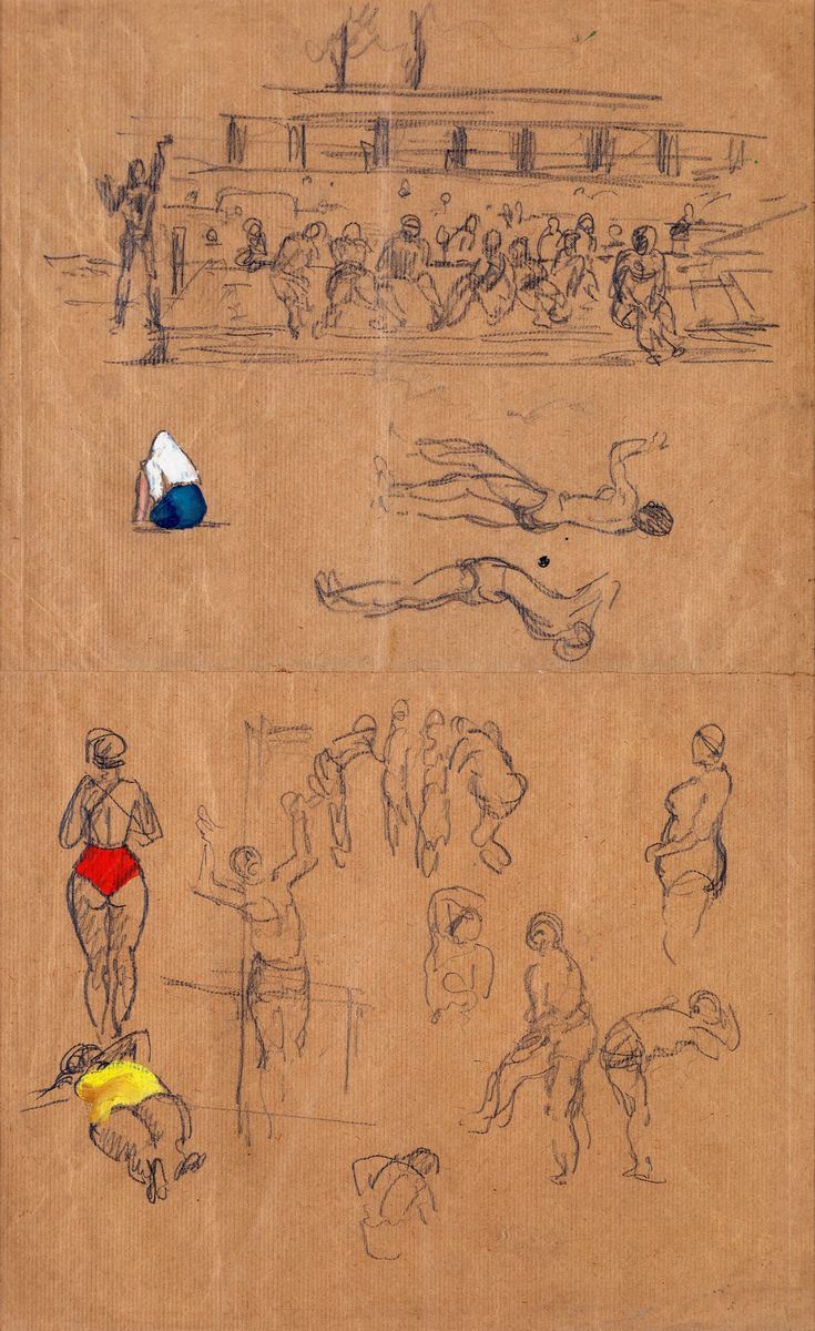 Nino Bertoletti - Studio per la Piscina