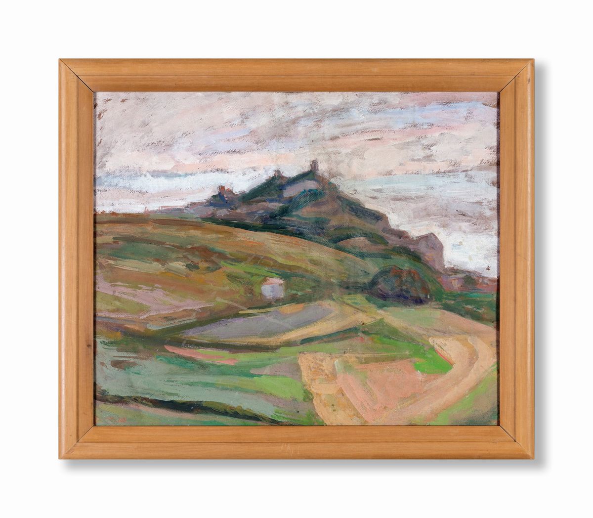 Nino Bertoletti - Paesaggio di San Marino - il Monte Titano
