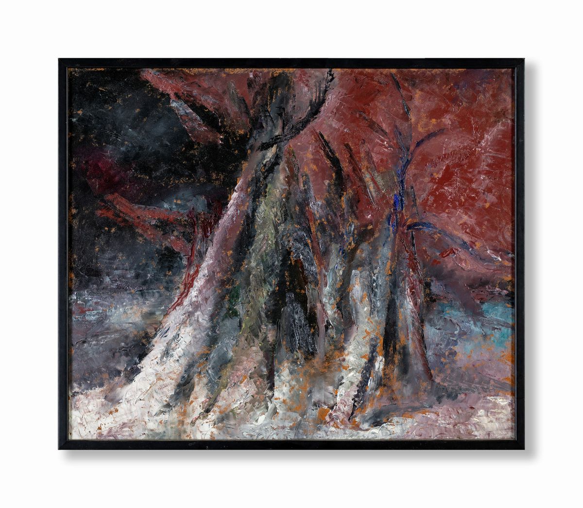 Nino Bertoletti - Paesaggio Notturno a San Marino