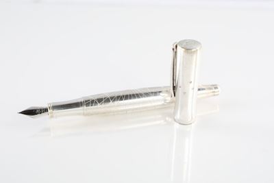 Stilografica le Caravelle in Argento e Diamanti