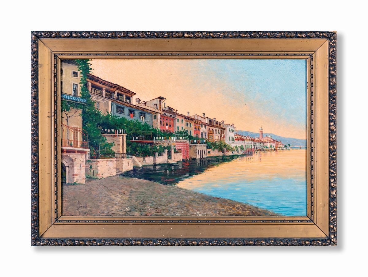 Santo Bertelli - Scorcio di Cittadina Ligure