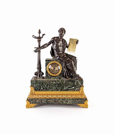 Orologio da Camino D'epoca Napoleone III, Seconda Metà del XIX Secolo