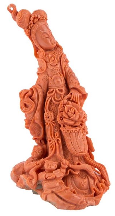 Guanyin in Corallo