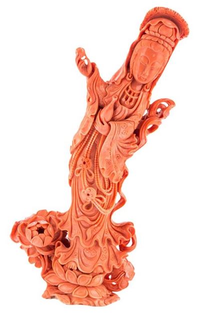 Guanyin in Corallo