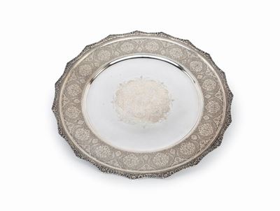 Piatto in Argento, Russia, XIX Secolo