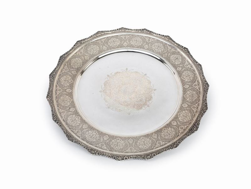 Piatto in Argento, Russia, XIX Secolo