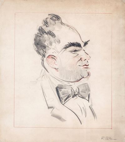 Ritratto del Tenore Enrico Caruso