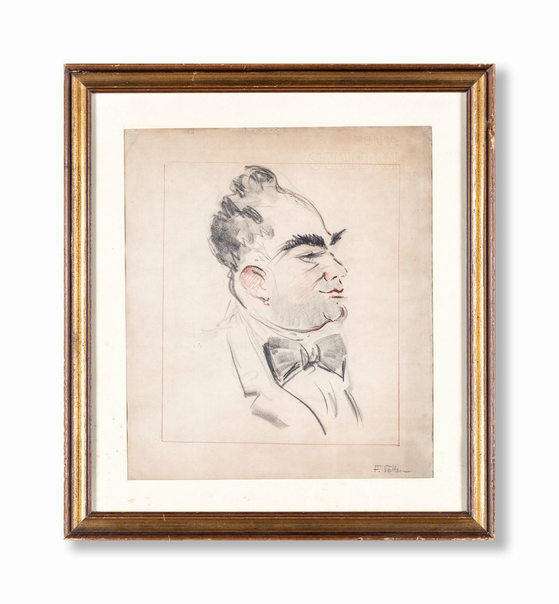Felice Vellan - Ritratto del Tenore Enrico Caruso
