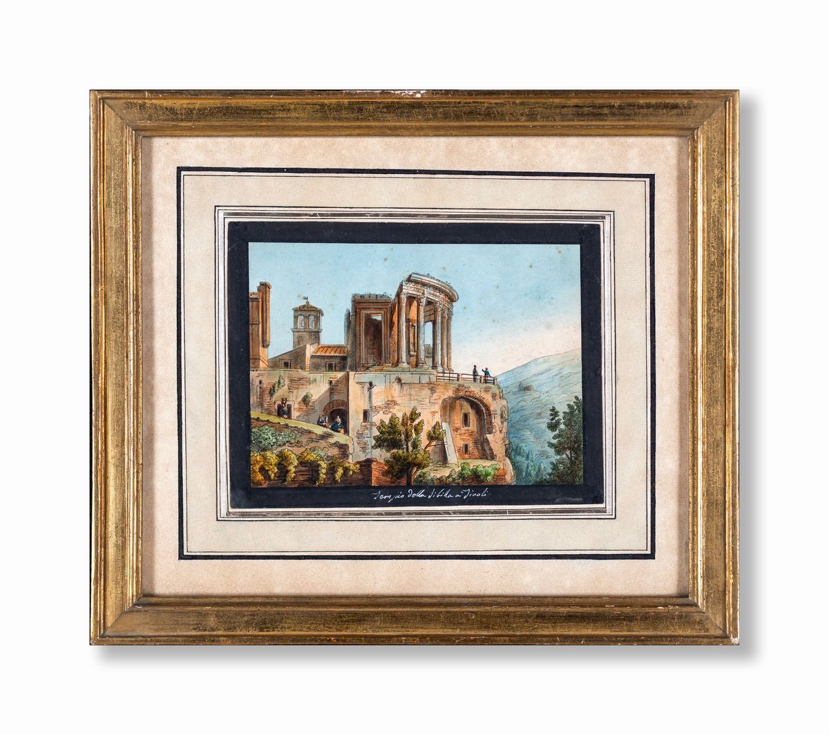 Pittore del XIX Secolo - Cinque Vedute di Roma