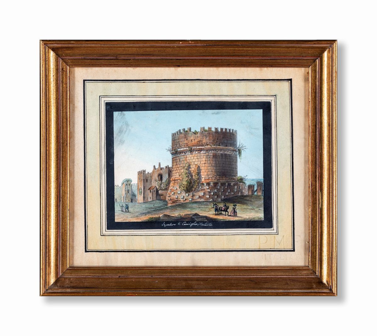 Pittore del XIX Secolo - Cinque Vedute di Roma