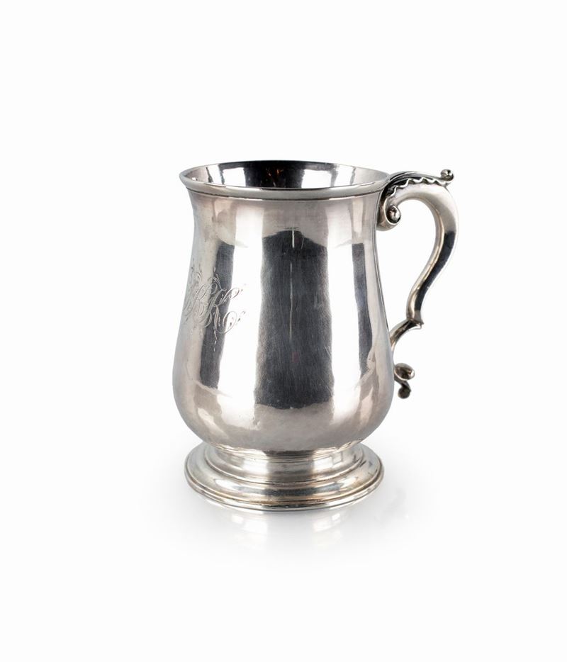 Boccale in Argento 925/1000, Argentiere Thomas Wallis i (attivo dal 1759 al 1777)