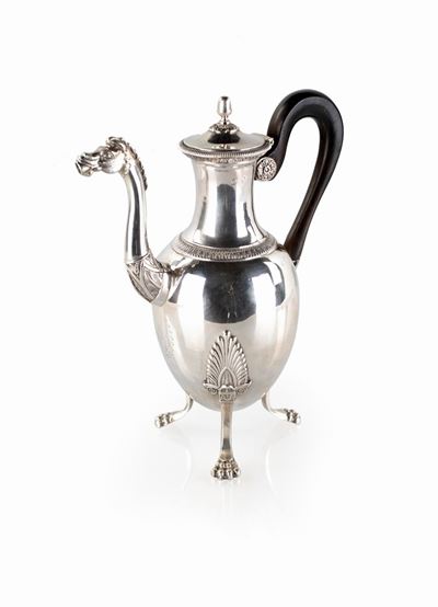 Caffettiera in Argento, Parigi 1820