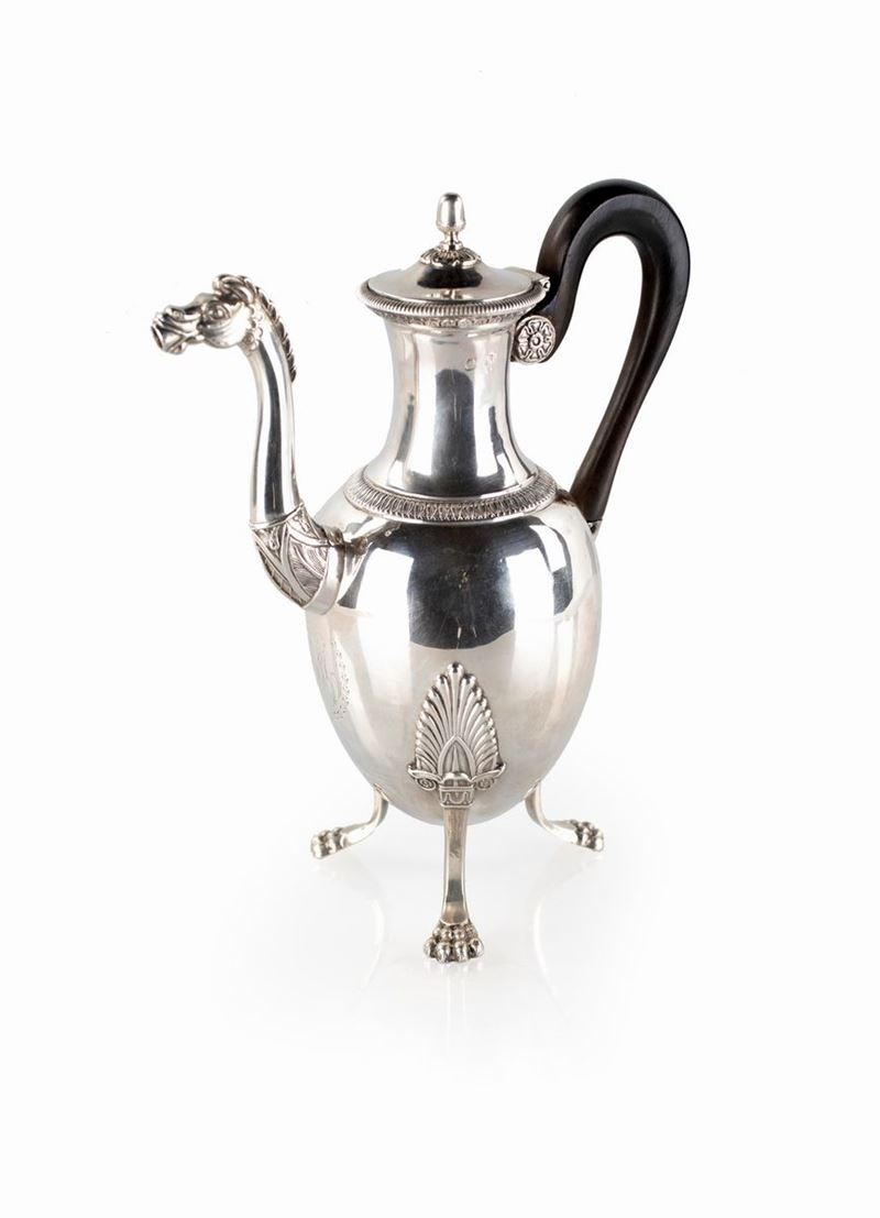 Caffettiera in Argento, Parigi 1820