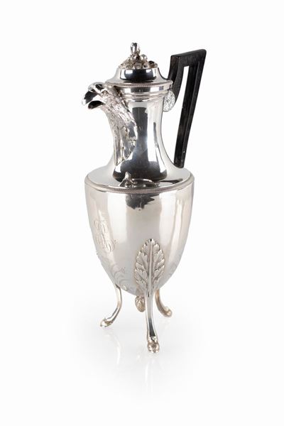 Caffettiera in Argento 950/1000, Parigi, Fine del XVIII Secolo