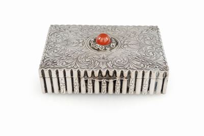 Scatola in Argento, Milano, Periodo Liberty, Argentiere Miracoli