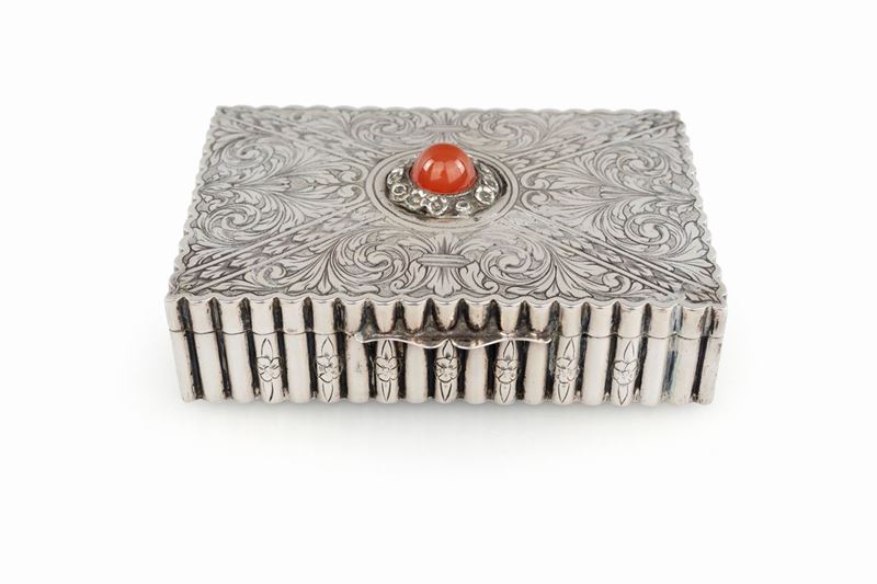 Scatola in Argento, Milano, Periodo Liberty, Argentiere Miracoli