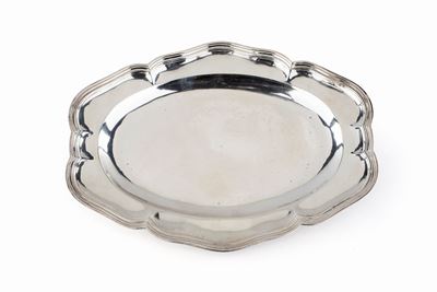 Vassoio in Argento, Parigi 1762 - 1768, Argentiere I.a.r.