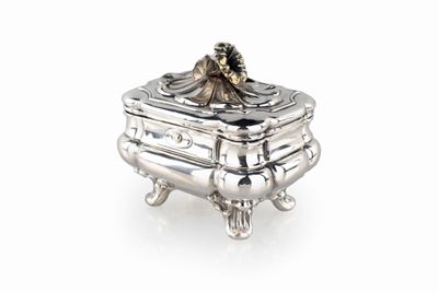 Cofanetto Portagioie in Argento, Stato Pontificio, Metà del XIX Secolo