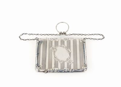 Portabiglietti in Argento 925/1000, Inghilterra, Città di Chester 1910, Argentieri E.j. Trev...