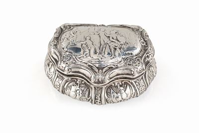 Scatola in Argento 925/1000, Londra 1898, Argentiere John George Smith