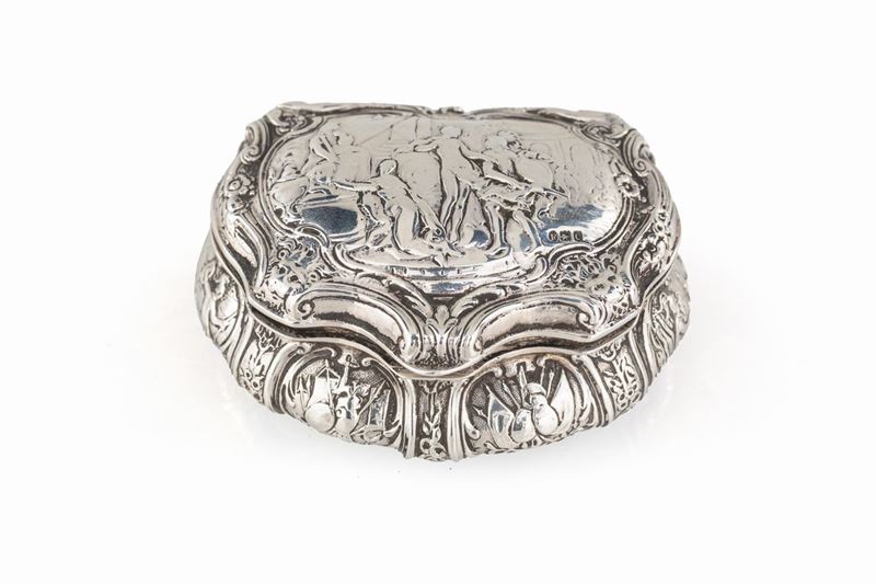 Scatola in Argento 925/1000, Londra 1898, Argentiere John George Smith