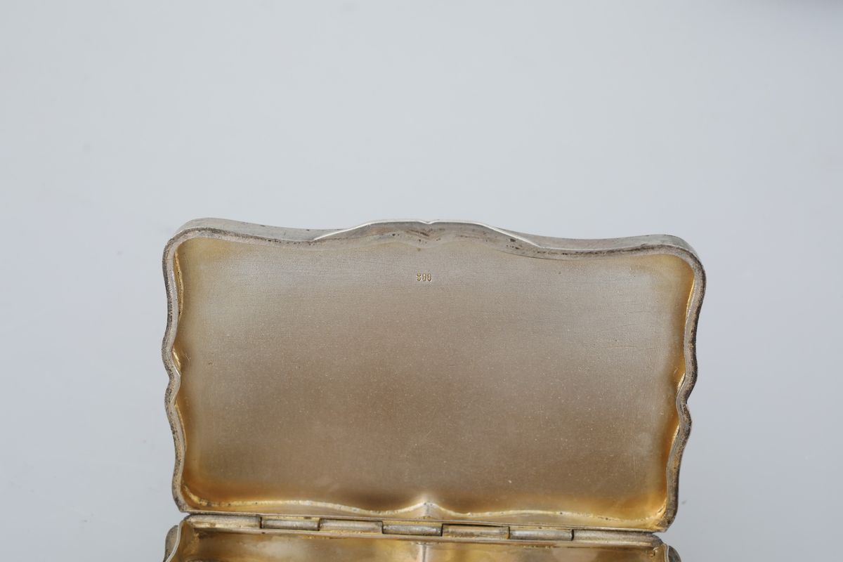 Tabacchiera in Argento e Smalti, Fine XIX/inizio XX Secolo
