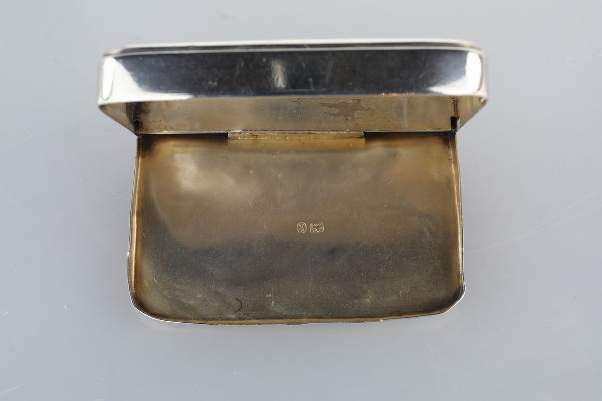 Tabacchiera in Argento, Birmingham 1893, Argentieri Deakin & Francis Ltd