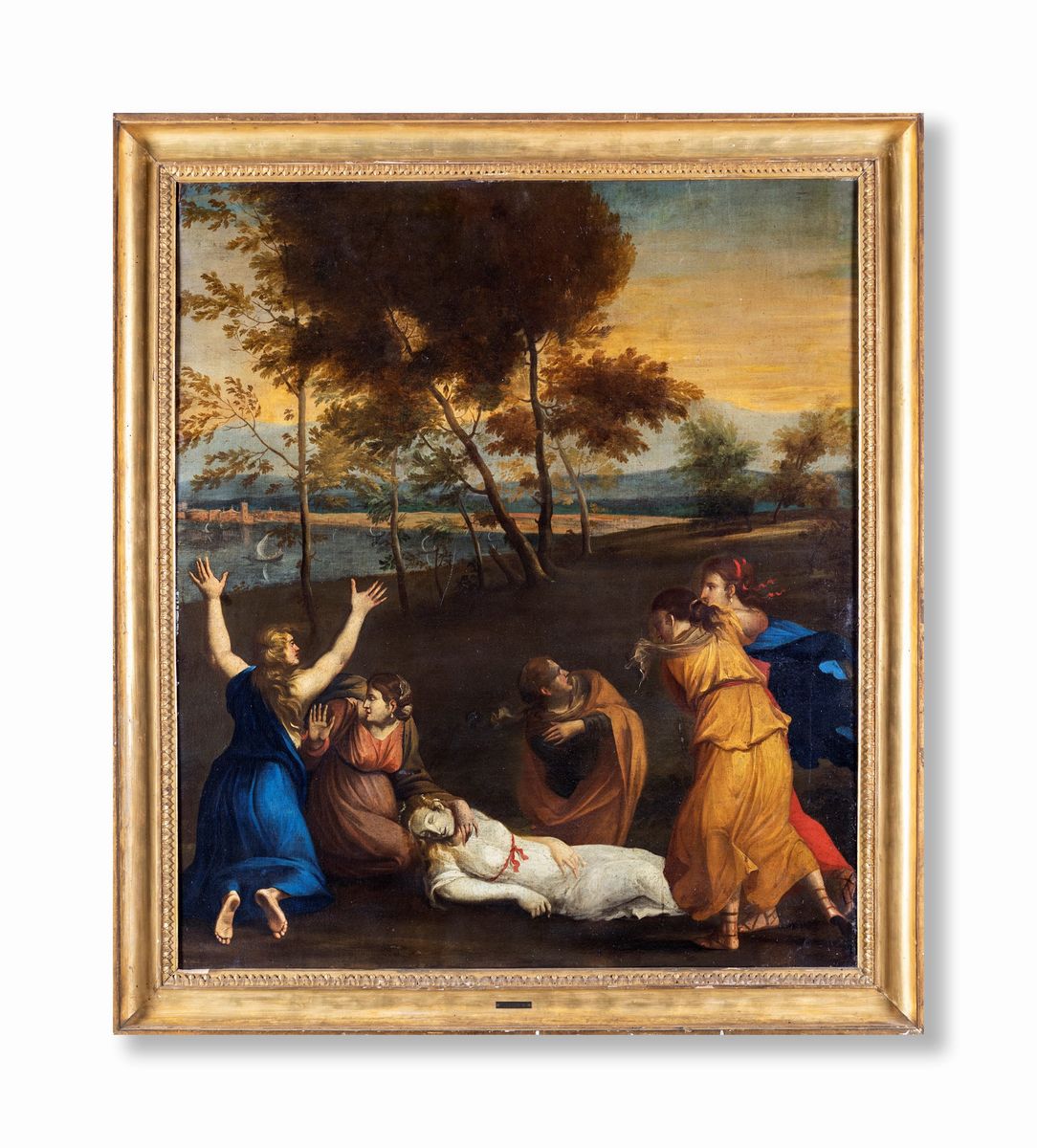 Pittore Romano del XVII Secolo - Ritrovamento di Zenobia
