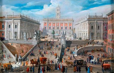 Veduta della Piazza del Campidoglio