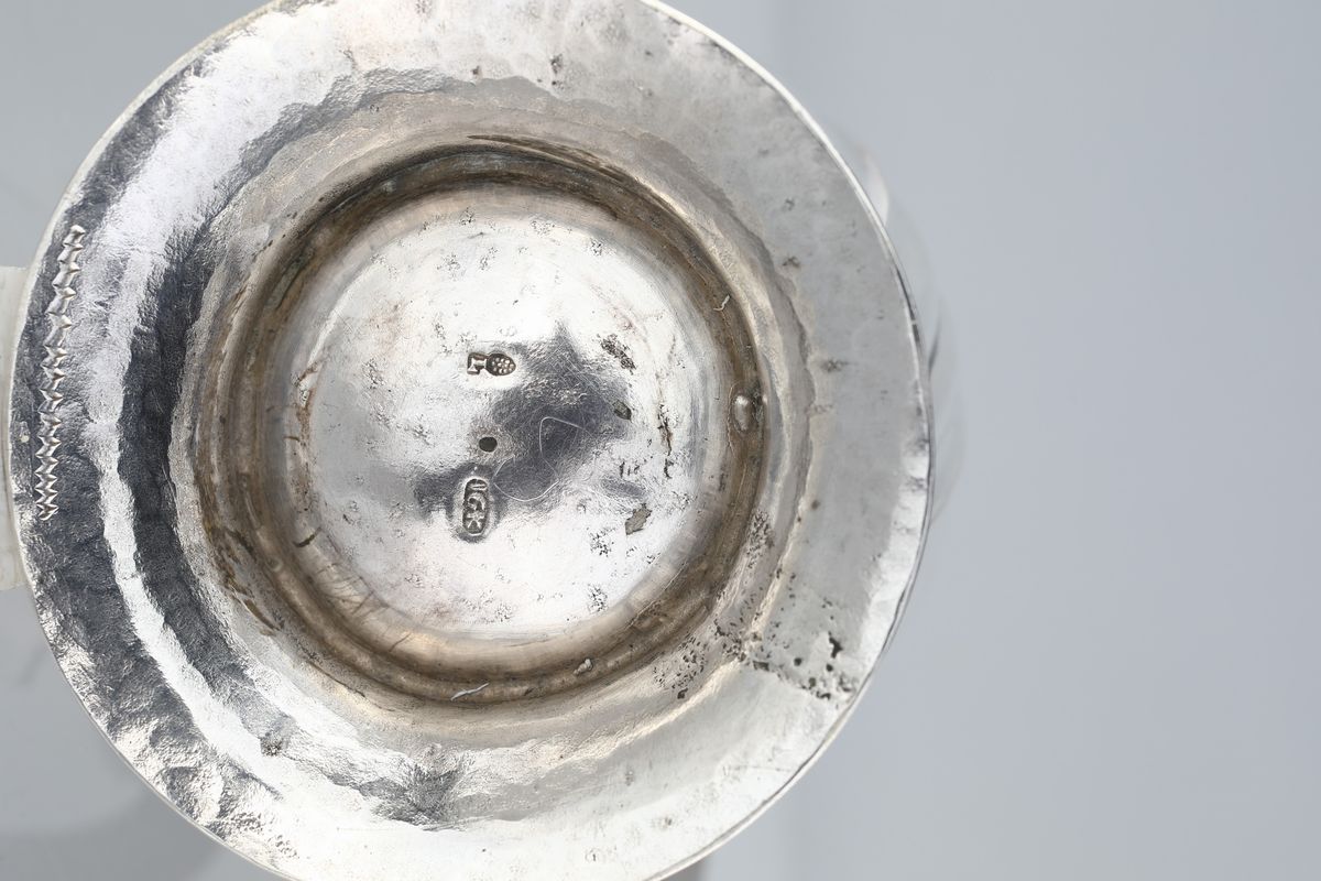 Caffettiera in Argento, Augsburg 1753 - 1755, Argentiere Georg Klobe
