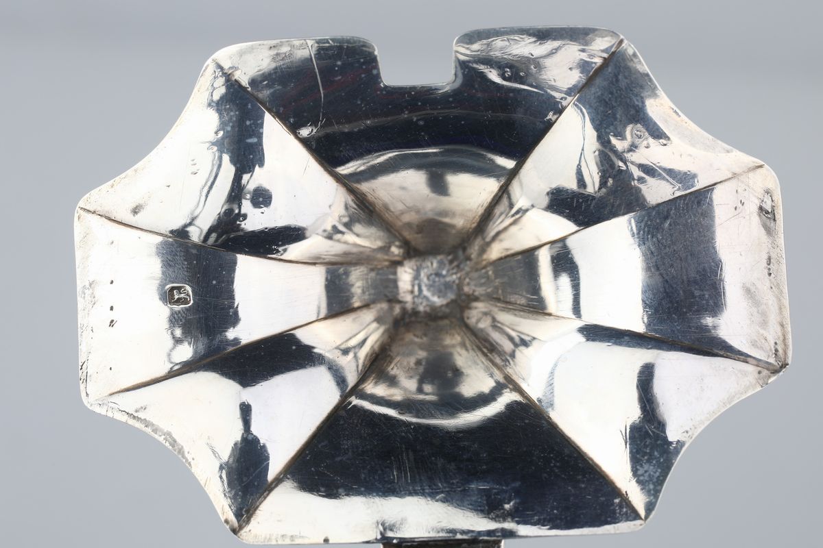 Mostardiera in Argento con Cucchiaino, Londra 1798 e 1832