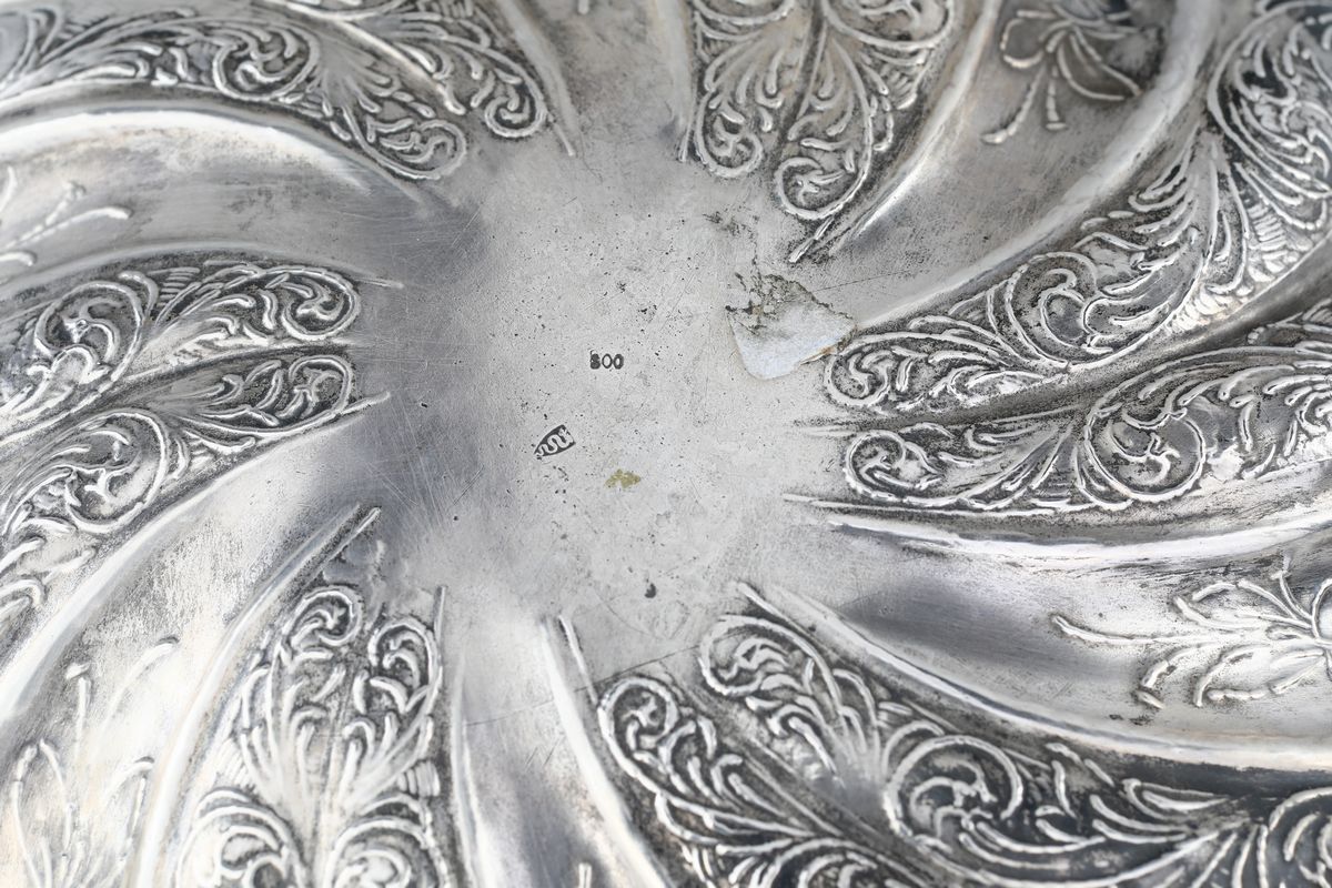 Centrotavola in Argento, Milano, Fine XIX/inizio XX Secolo, Argentiere Miracoli