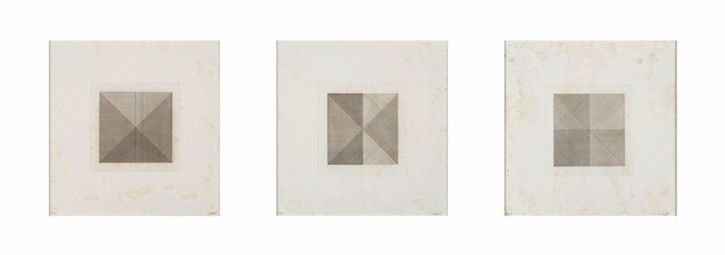 Sol Lewitt - Lotto di 3 Acquaforti