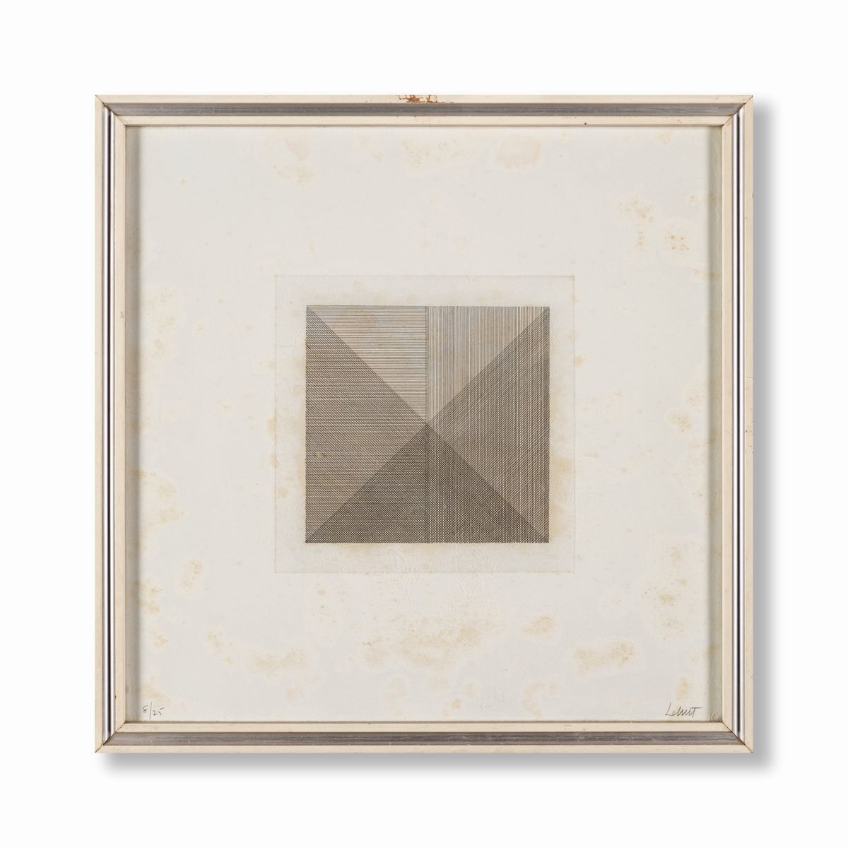 Sol Lewitt - Lotto di 3 Acquaforti